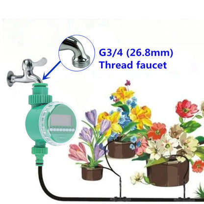 LCD Display Electronic Garden Watering Timer Automatic Irrigation Controller Intelligence Valve Watering Control Device