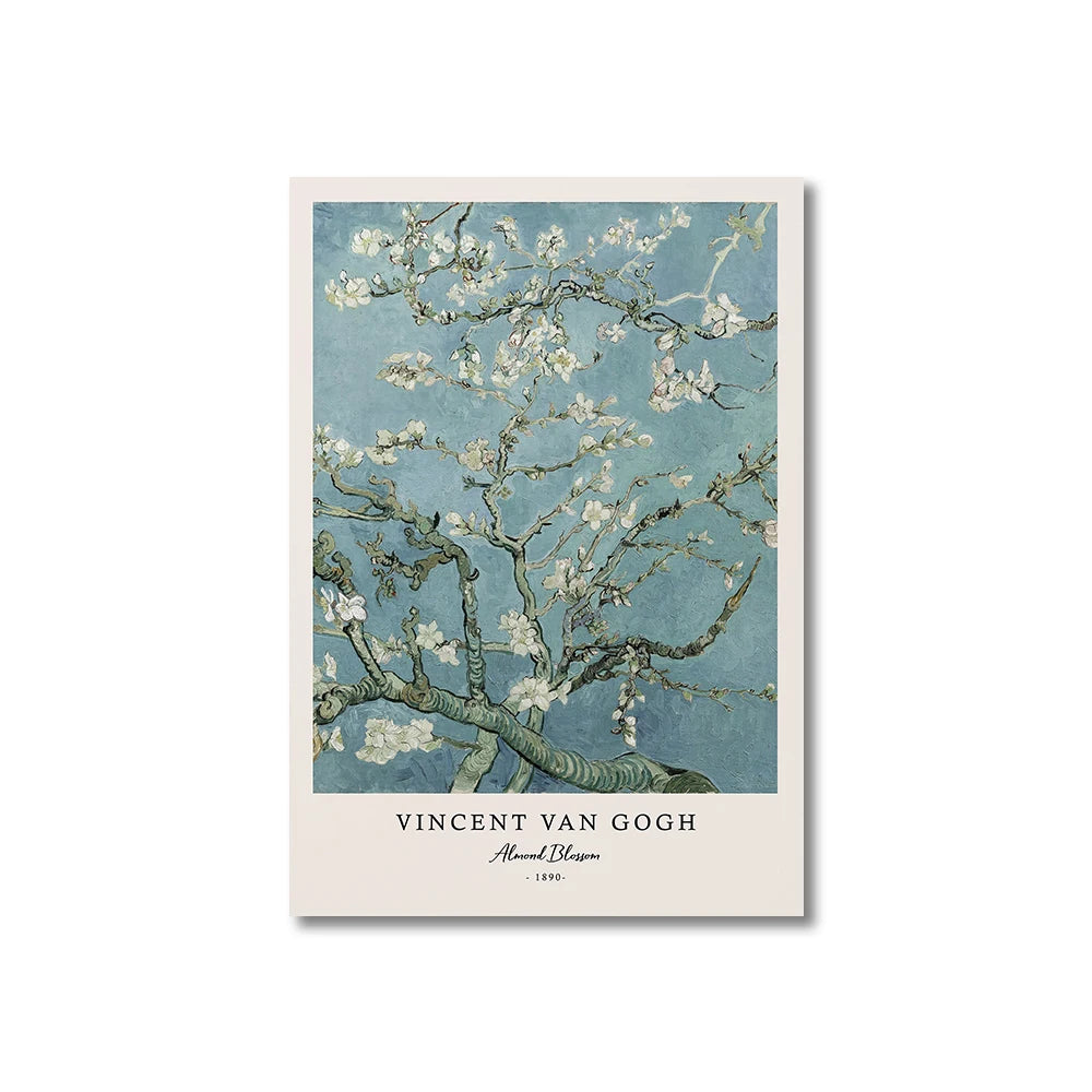 Vincent Van Gogh Writings Canvas Prints Painting Posters Great Work The Starry Night Poster Wall Art Living Room Bedroom Decor