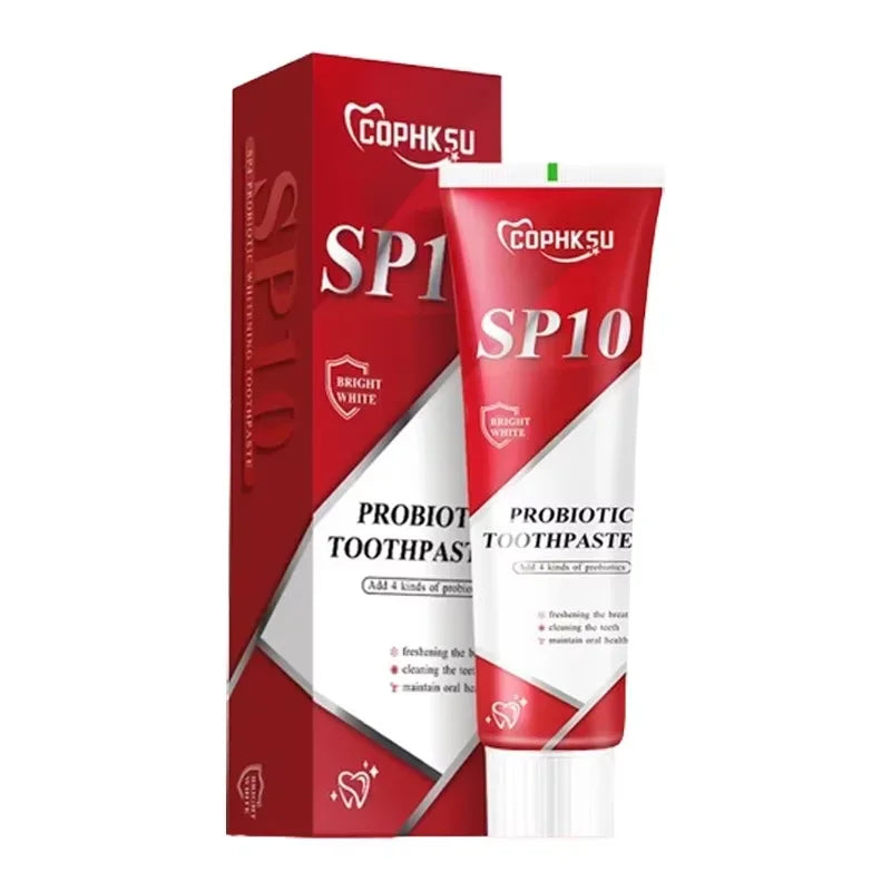 SP-10 Probiotic Toothpaste Whiten Tooth Remove Plaque Stains Teeth Whitener Oral Hygiene Clean Fresh Breath Teeth Care Product