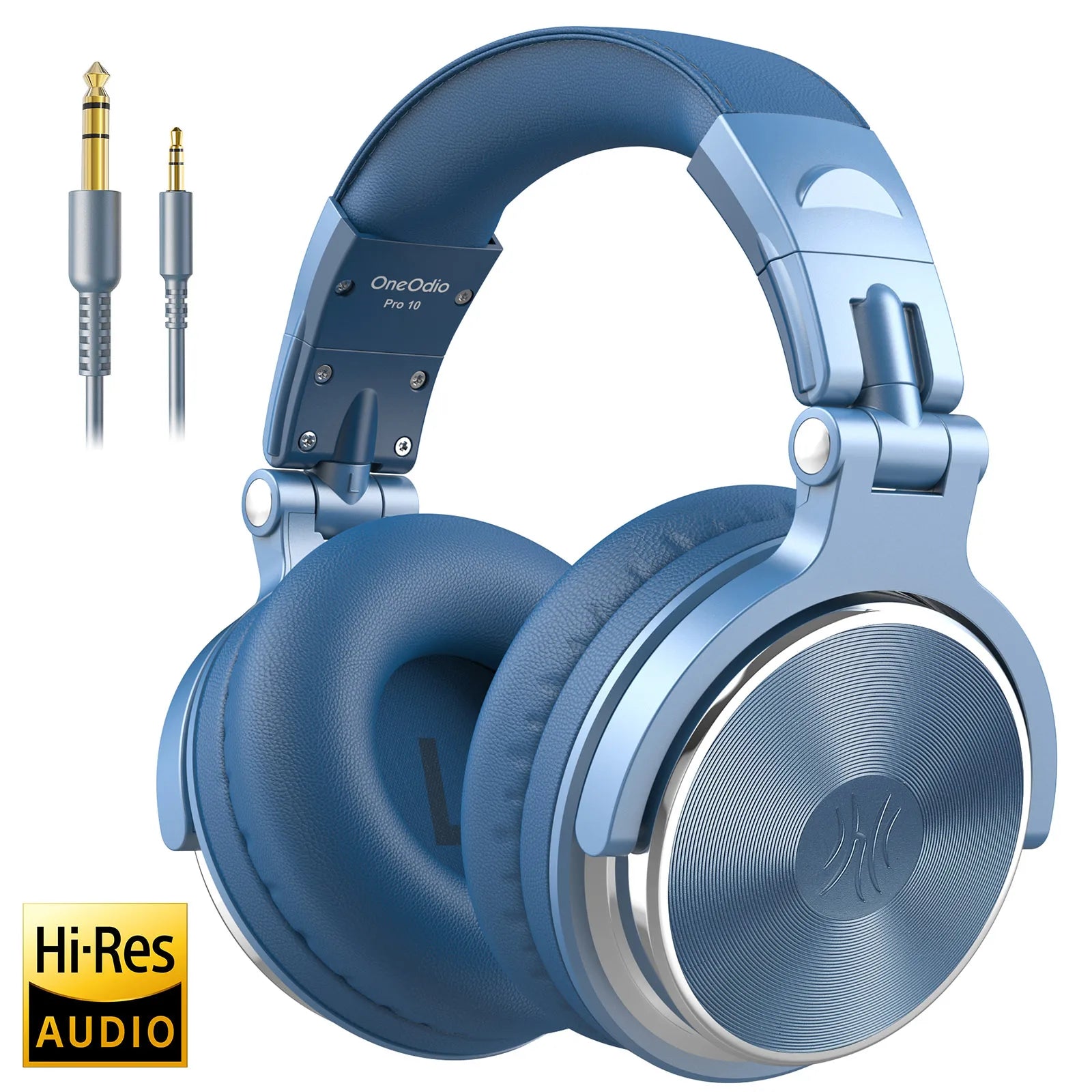 Oneodio Pro 10 Wired Headphones Over Ear Hi-Res Audio Wired Headset With Microphone Studio DJ Stereo Headphones 3.5mm/6.35mm