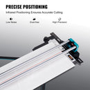 SucceBuy Manual Tile Cutter Laser Positioning Single Rails Supporting Feet Professional Push Knife for Cutting Ceramic Porcelain
