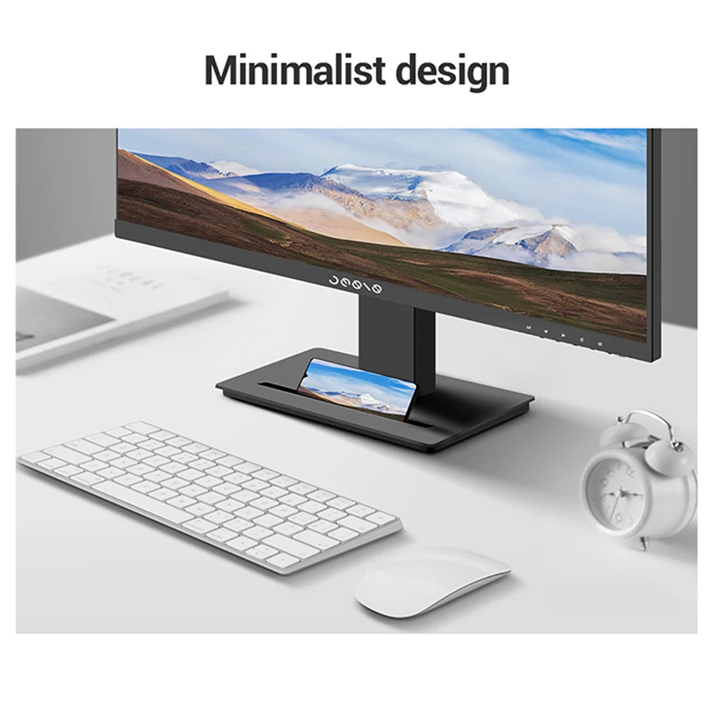 27inch LCD Monitor 1080P FHD 75Hz, Blu-ray Filtered Screen HDR 10 178°Wide Viewing Angle, Mobile Phone Bracket for Office Game