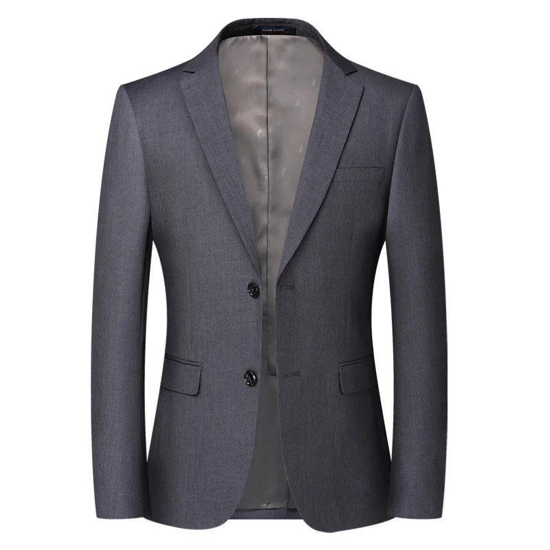 Traje de novio para boda 2025, corte entallado, 2 piezas (chaqueta y pantalón), transpirable (corbata incluida), ideal para padrinos de boda, fiestas y bailes de graduación.