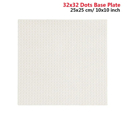 32x32 32x16 Dots Classic Building Blocks Base Plate MOC DIY Small Size Bricks Baseplate Parts for City Figures Children Toys