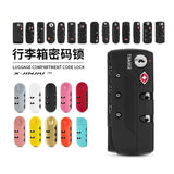 TSA Customs Lock Luggage Compartment Password Lock Accessories PKE Buckle Trolley Case Accessories Buckle Luggage Bag Lock