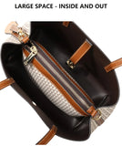 CH Women's Large Capacity Handbag Daily Commuting High-end Versatile PU Material Letter Printed Design Women's Crossbody Bag