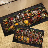Felpudo moderno para cocina, entrada, pasillo, dormitorio, sala de estar, decoración, balcón, baño, antideslizante, largo 