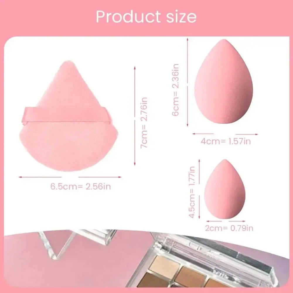 12/14Pcs Makeup Sponge Blender Beauty Egg with Storage Bottle Cosmetic Puff Foundation Sponges Powder Puffs Make Up Accessories