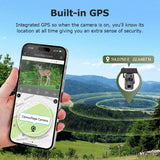 INQMEGA4G 2K 5MP PIR Motion Activated  Trigger Time Night Vision IP66 Hunting Trail Wildlife Battery Solar Camera Forest
