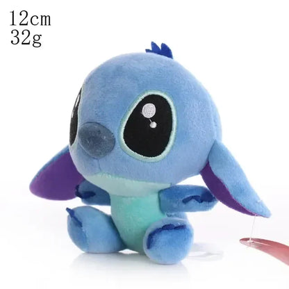 Peluche de Stitch de 20 cm, juguete kawaii de TV, colgante con el mismo párrafo, regalo de cumpleaños para niños, modelos de pareja