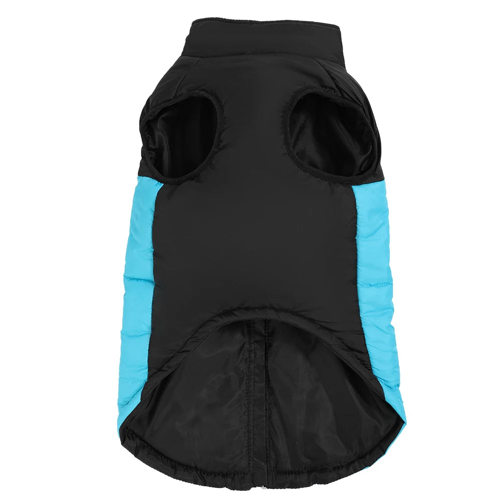 Warm Pet Clothing Winter Reflective Dog Costume Soft Windproof Zipper Jacket Coat With D-ring For Small Dog Chihuahua Labrador