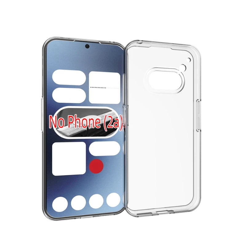 For Nothing Phone 2A 2a 5G Ultra Thin Clear Transparent Soft TPU Silicone Case Cover for Nothing Phone2a Shell Protection
