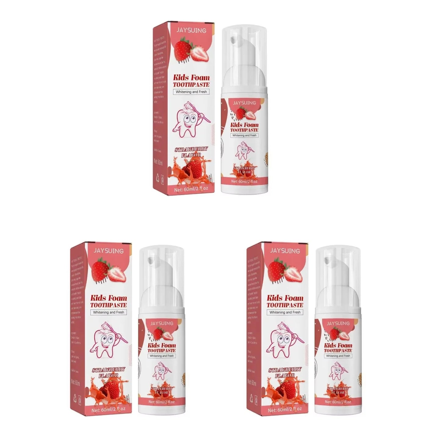 Children Foam Toothpaste Yellow Teeth Stain Removal Gingiva Protection Whitening Brighten Deep Cleaning Teeth Mousse for Kids