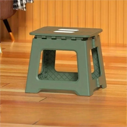 Portable Mini Outdoor Stool - Thickened Plastic Folding Chair and Mazar Bench for Adults and Children