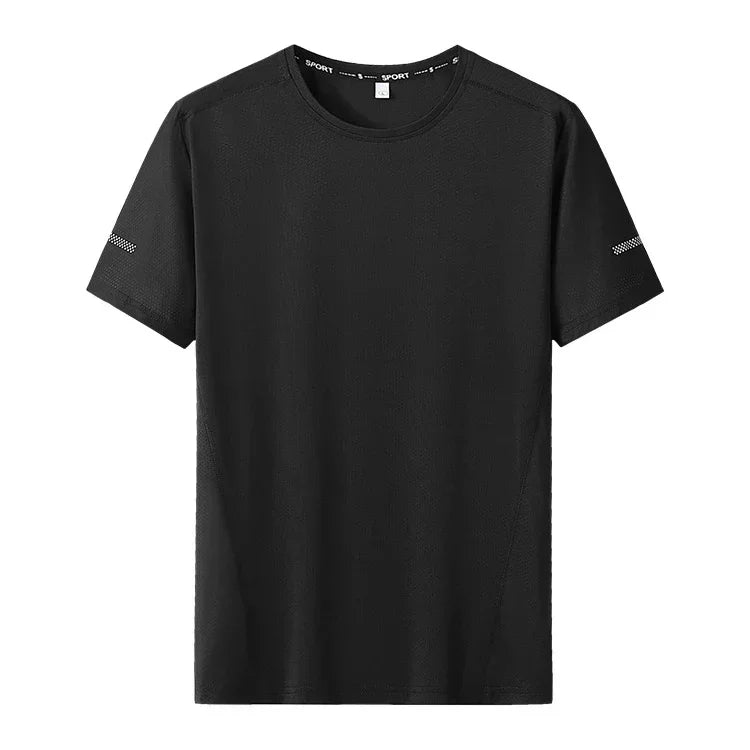 T-shirt for Men Plus Size 5XL/6XL Quick Drying T-shirt Round Neck Big Size Short Sleeve Oversized T Shirt