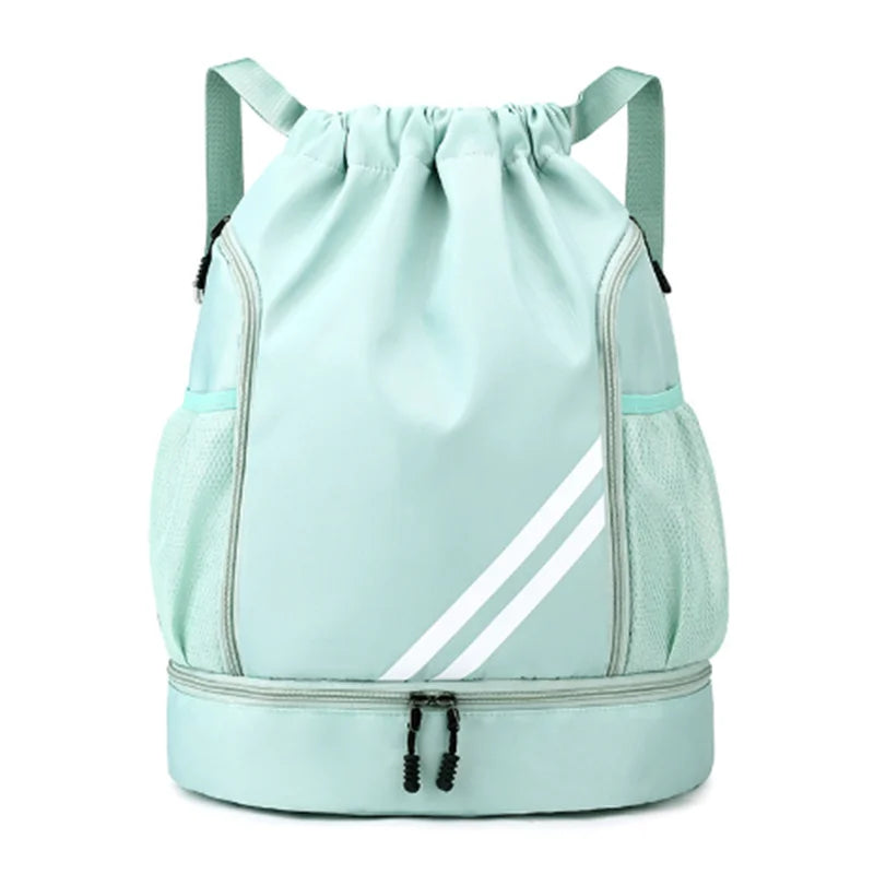 Mochila deportiva con cordón para gimnasio, para mujer y hombre, para baloncesto, fútbol, ​​fútbol, ​​entrenamiento, deportes al aire libre