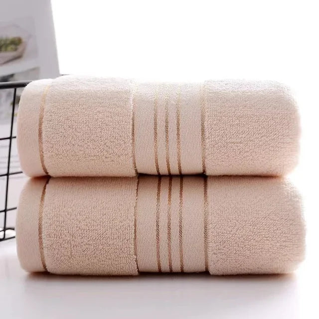 Toalla absorbente gruesa de algodón puro, de absorción rápida, suave y de secado rápido. 