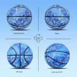 Glow Reflective Basketball Adult & Children Youth Wear-resistant Luminous Basketball Size 7/6/5 PU Soft Leather Game Training Ball