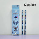 12pcs/30pcs Anime Pencil Lilo&Stitch Series Kids Stationery Pen School Supplies Cute Pencil Sharpener Toys Birthday Gifts