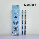 12pcs/30pcs Anime Pencil Lilo & Stitch Series Kids Stationery Pen School Supplies Cute Pencil Sharpener Toys Birthday Gifts