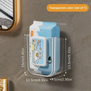 Wall-Mounted Wet Wipe Dispenser, Self-Adhesive Plastic Holder, with Large Opening, for Bathroom Tissue Storage Box Organizer