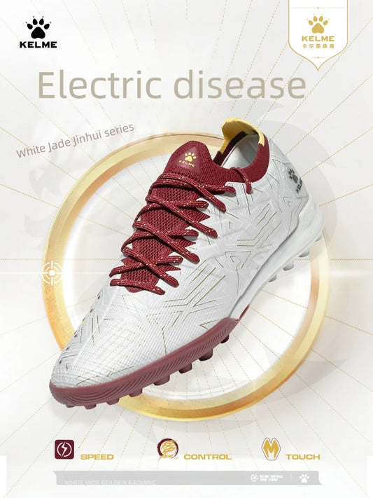 Botas de fútbol KELME para adultos, botas de fútbol sala, césped artificial, placa de carbono profesional TF, botas de fútbol para entrenamiento de partidos