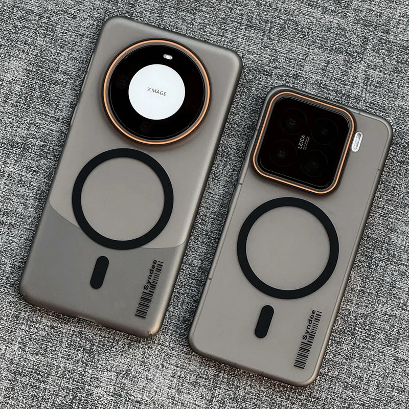 Magsafe Wireless Charge Magnetic Case For Xiaomi 14 13 15 Pro Ultra 14T Pro Luxury Shockproof Bumper Phone Cover