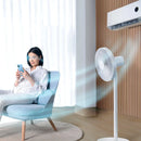 XIAOMI MIJIA Floor Fan,7 Blade,Adjustable wide-angle 90°,Home Fan For Living room,Support Connect MI HOME APP Wired Fan