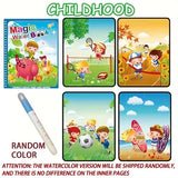 1pcs Magical Book Water Drawing Montessori Toys Reusable Coloring Book Magic Water Drawing Book Sensory Early Education Toys