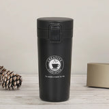 Taza de café de viaje Premium de acero inoxidable de 380ML, termo, termo, termo, botella de agua, taza de té, termo