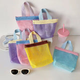 Soft Color Makeup Bag with Drain Holes Large Shower Organizer Travel Essentials