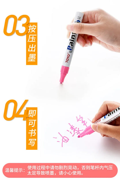 Waterproof Car Tyre Tire Tread Tire Paint Pen Marker DIY Art Drawing Pen Tool For BMW E46 E49 F30 F80 E36 E46 E93 E92 F34 F31 Z4
