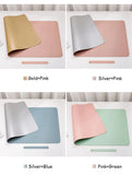 Alfombrilla protectora de escritorio de oficina de gran tamaño de PU, impermeable, para ratón, teclado de escritorio, alfombrilla de ratón para juegos, accesorios para PC