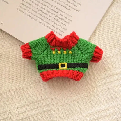 Ropa para minimuñecos de peluche de 17 cm, accesorios para muñecas ídolos de Kpop coreano Exo Labubu, suéter de punto, regalo para niños. 
