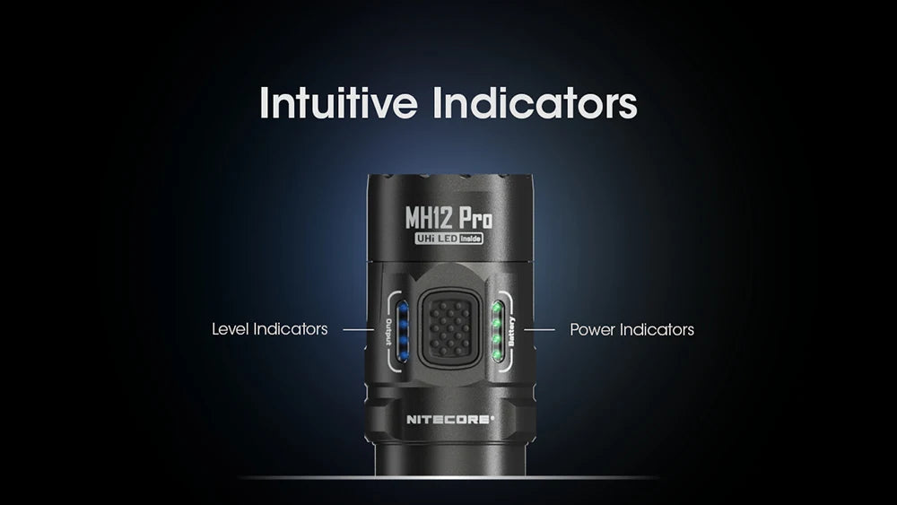 NITECORE MH12 Pro USB-C Rechargeable Compact UHi 40 LED Flashlight 3300 Lumens Lantern Emergency Tactical Torch with NL2153HP