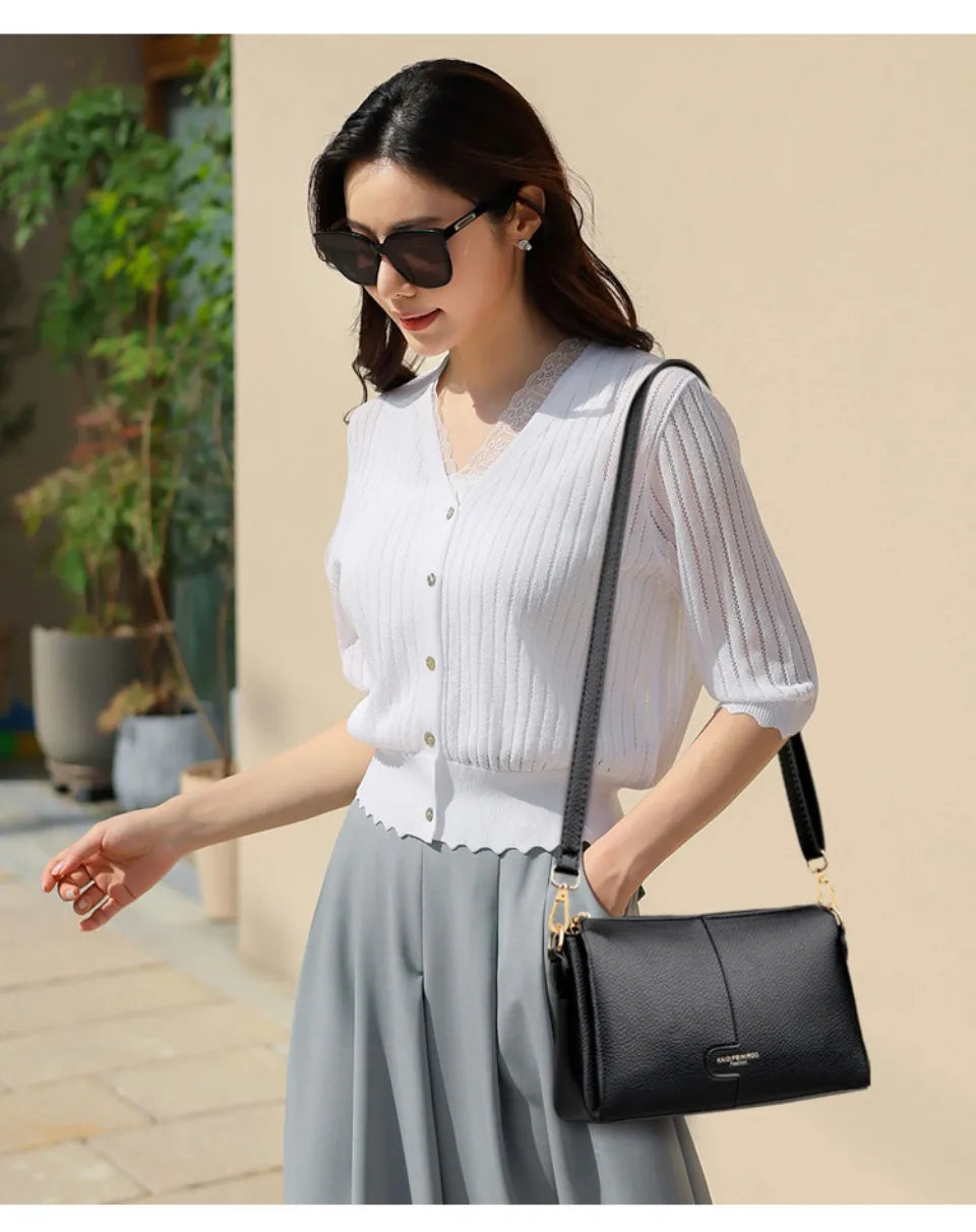 Genuine Brand Luxury Handbags Women Bags Designer Top Quality Soft Leather Shoulder Bags for Women Crossbody Bag Handbags Summer