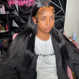 Peruca lace frontal gluseless cabeloliso HD - sem cola