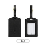 Fashionable new PU luggage tag, boarding pass for overseas travel, luggage tag, anti-loss name card, luggage tag