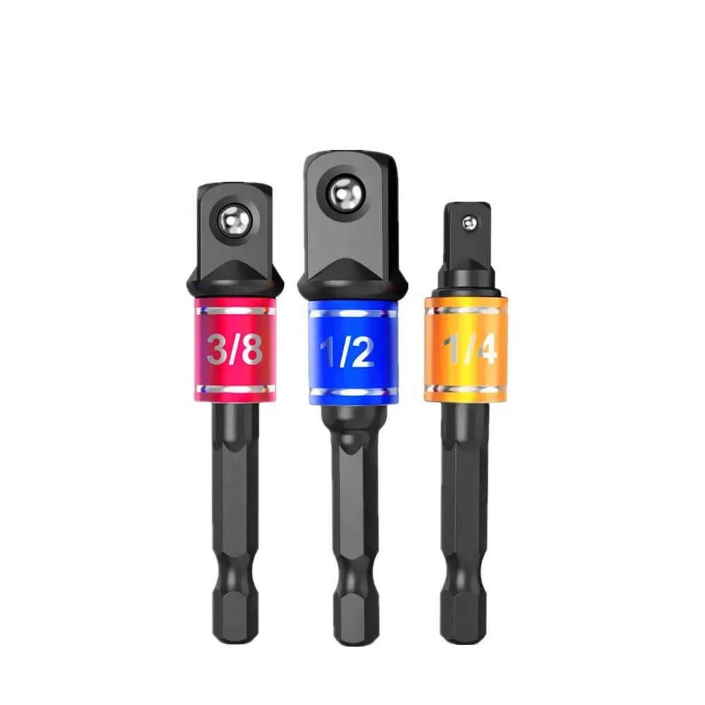 Impact Grade 105 Degree Right Angle Drill Extension for Screwdriver Bit Power Hand Tool Part Nut Attachment