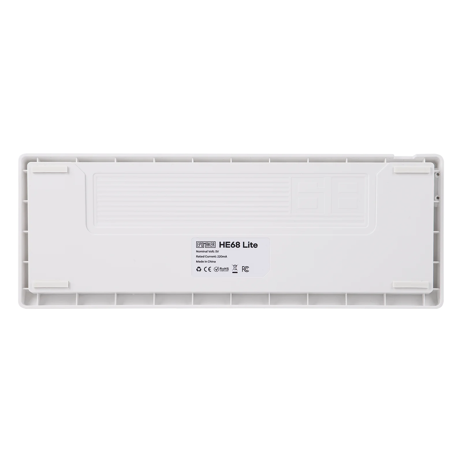 EPOMAKER HE68 Lite 65% ANSI US Layout Tray-Mounted Wired Hall Effect Magnetic Mechanical Keyboard DKS SOCD RGB Backlight