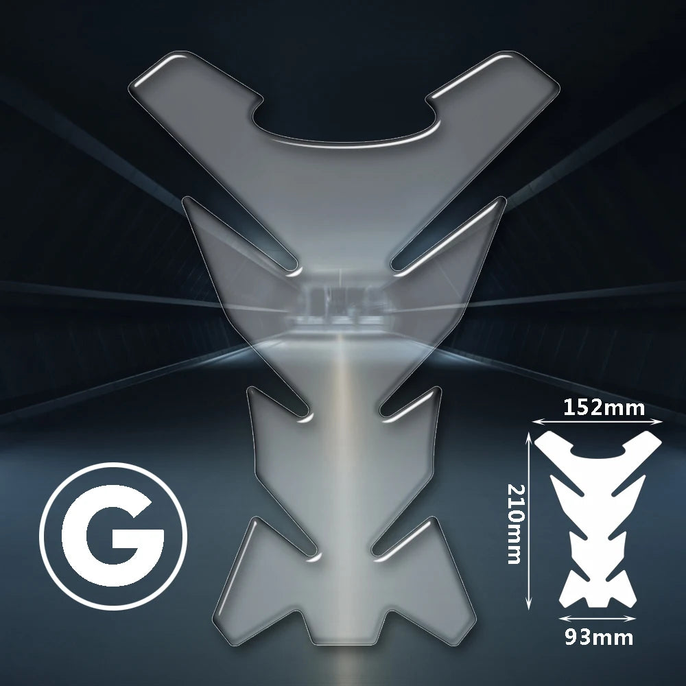 Transparent Resin Tank Pad Protector Universal for Motorbike for Kawasaki Honda CBR Suzuki GSXS GSXR Yamaha etc