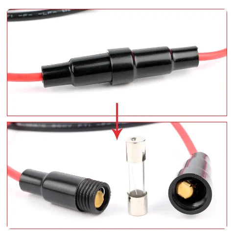 Cigarette Lighter USB Charger Socket Cable Wire Harness Connector Cord With 10A Fuse for Car Marine Motorcycle ATV RV Refit