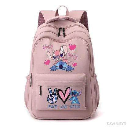 New Stitch Backpack Boys Girls Printe Teens Laptop School Bags Cartoon Anime Women Men Travel Mochila Escolar