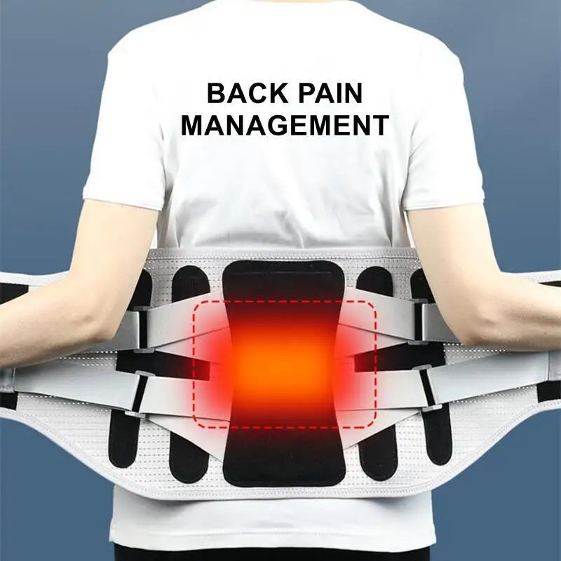 Lumbar Support Belt for Disc Herniation, Orthopedic Strain, and Pain Relief. Back Posture Corset, Spine Decompression Brace