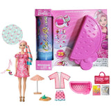Genuine Barbie Color Reveal Foam Dolls Pet Friend with 25 Surprises Scented Bubbles Princess Doll Toys for Girls Gift