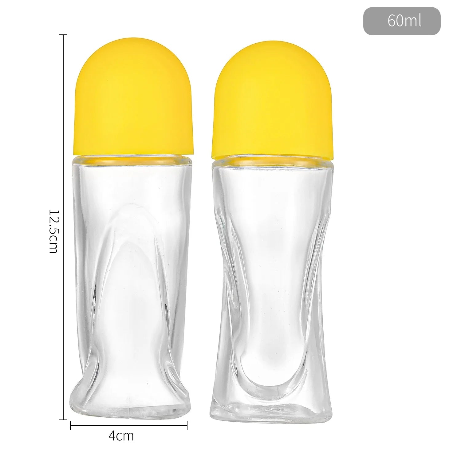 30/50ml Thick Glass Roller Bottle Empty Essential Oil Roll On Bottles Leak Proof Massage Roller Ball Refillable Bottle Container