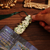 1 pc Vintage Painting Metal Bookmark Hollow Bookmark With Long Tassel For Book Club Readers Friends Teachers Students