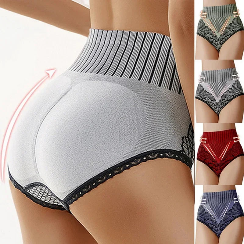 New Women's Panties Underwear Seamless Briefs High Waist Underpanties Bodyshaper Ladies Female