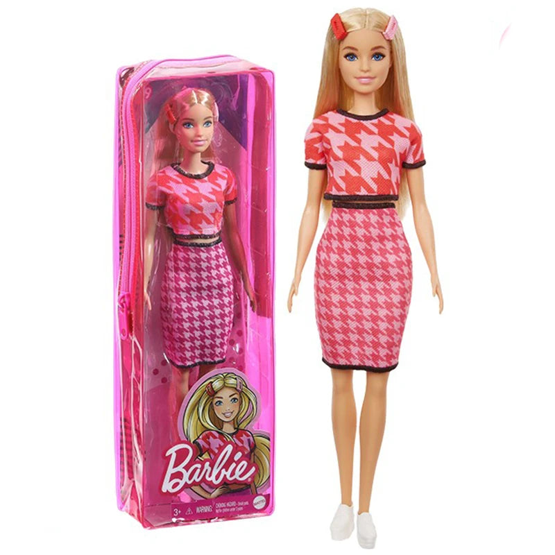 Genuine Barbie Dolls Fashionista Variety Style Fashion Girls Accessories Doll for Girl Kids Toys for Children House Brinquedos