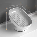 Super Suction Cup Soap Dish with drain water For Bathroom Soap Holder Kithcen Sponge Holder Soap container Bathroom Supplies